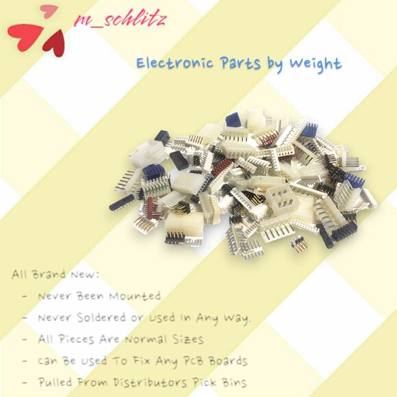 Assorted New Electronic Parts by Weight - Never Used, Various Sizes - Picture 3 of 5